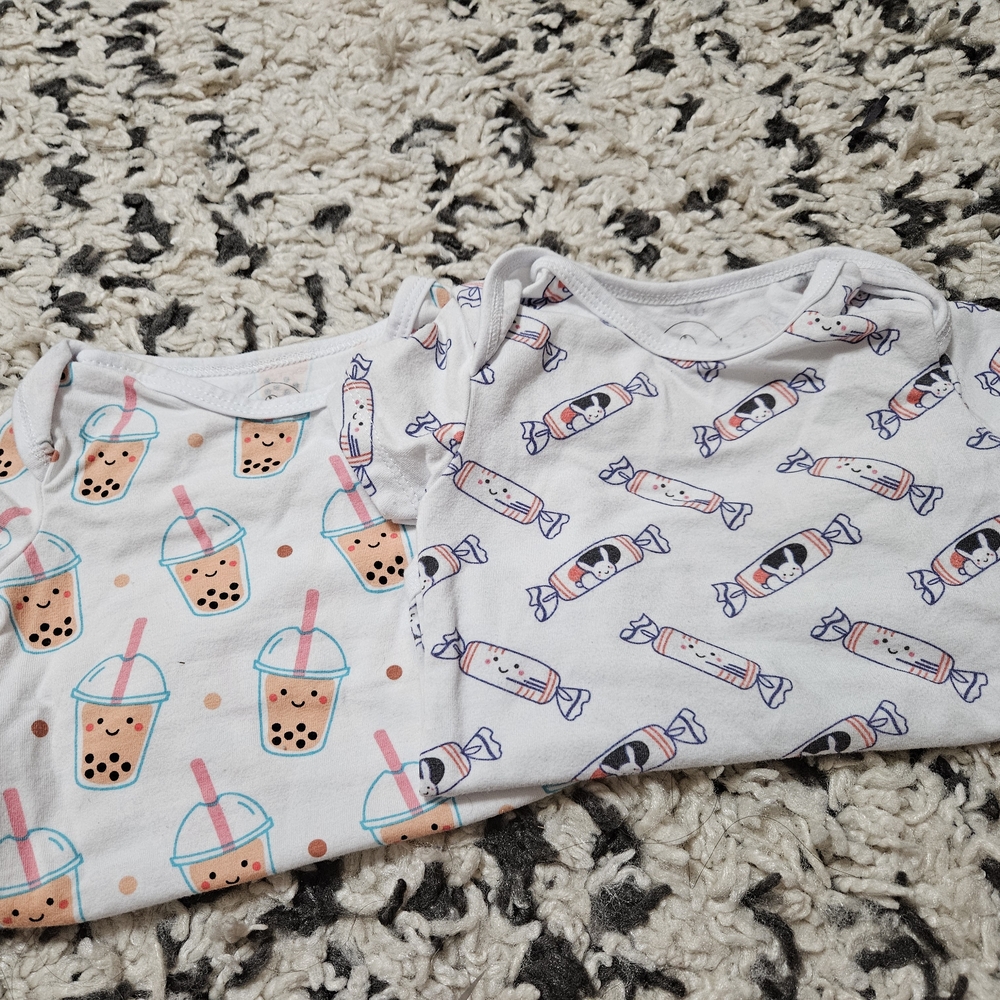 Kids Bubble Tea Print Pajamas